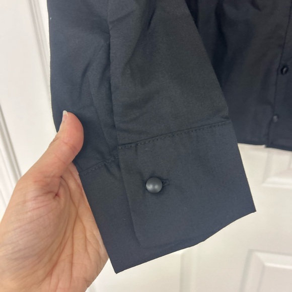 NWT Lelis Boutique Black Button Down Top Size XS - Picture 2 of 7